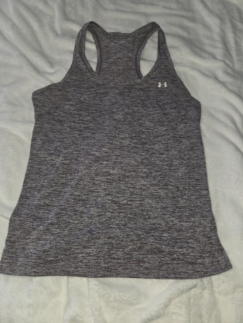 Under Armour Heathered Purple Racerback Tank